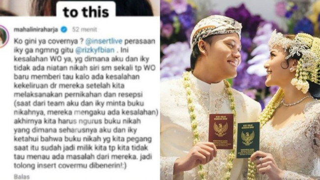 Mahalini Salahkan WO By Hilda Soal Pernikahannya Tidak Sah