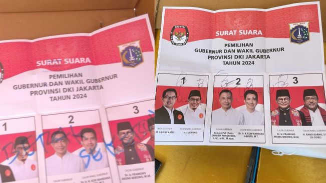 Kumpulan Surat Suara Dicorat-coret Pemilih, Kata-katanya Kasar