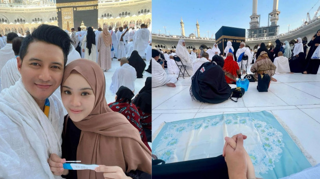 Chand Kelvin dan Dea Sahirah Umumkan Kehamilan Anak Pertama di Depan Kakbah