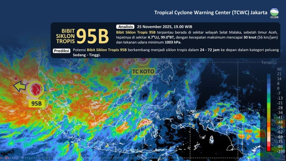 BMKG Keluarkan Peringatan Siklon Tropis Senyar, Wilayah Mana yang Berpotensi Terjadi Bencana?