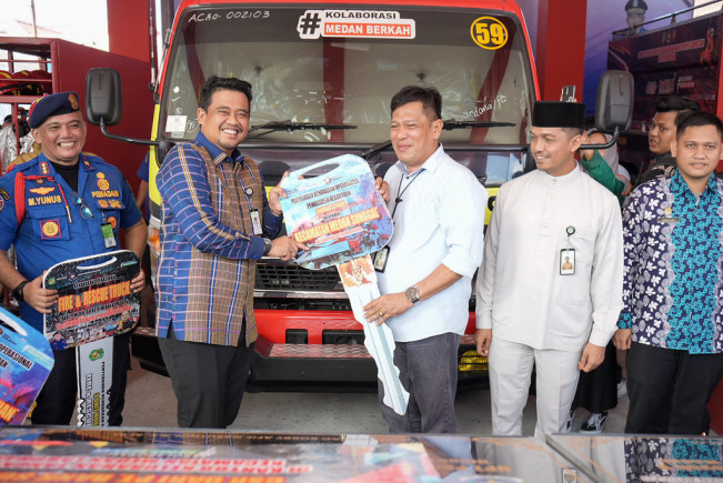 Pemko Medan Tambah Dua Kantor Pelayanan Damkar, Ini Harapan Bobby Nasution