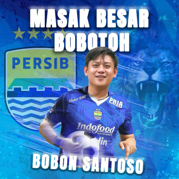 Bobon Santoso masak besar di Bandung. (Instagram @bobonsantoso)