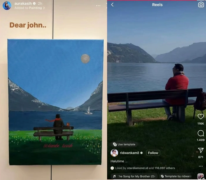 Cocoklogi lain diduga bukti Aura Kasih dan Ridwan Kamil memiliki hubungan spesial.