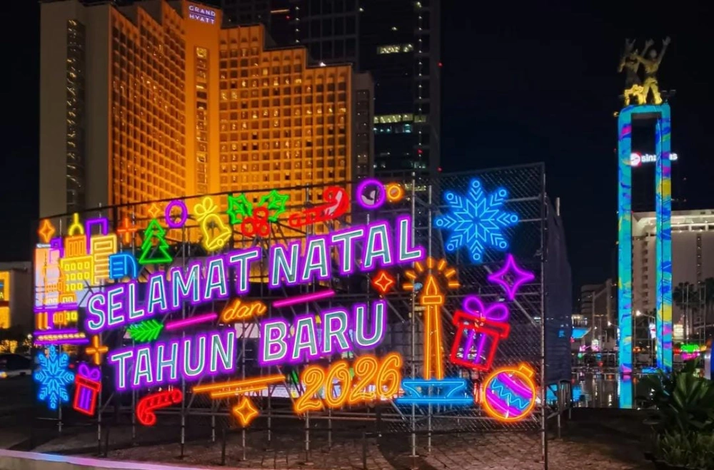 Rayakan Akhir Tahun, Ini Pesona Jakarta Light Festival di Bundaran HI