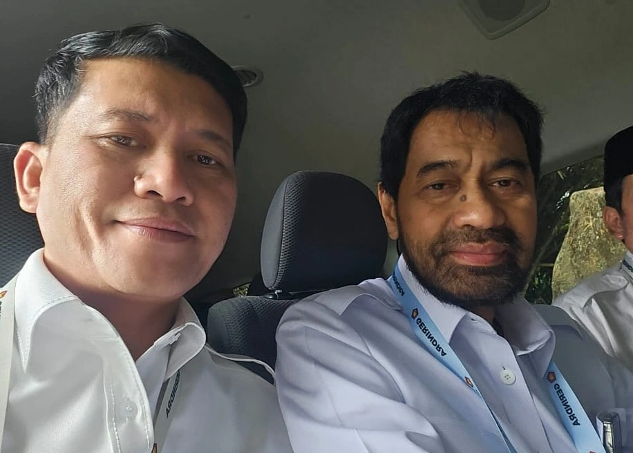 Bupati Aceh Selatan Mirwan HS dan Gubernur Aceh Muzakir Manaf atau Mualem. [Instagram]