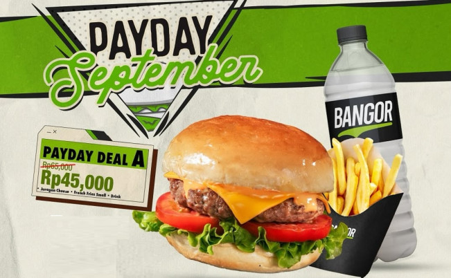 Promo Gajian! Burger Bangor Cuma Rp45 Ribu Dapat Paket Lengkap