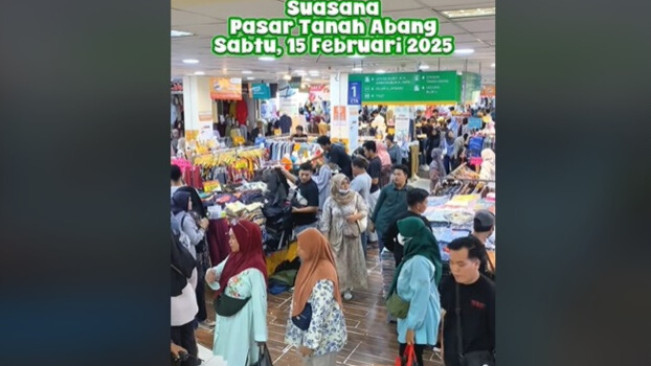 Pasar Tanah Abang Mulai Ramai Jelang Ramadan, Ini Sejarahnya Dimulai Sejak 1735