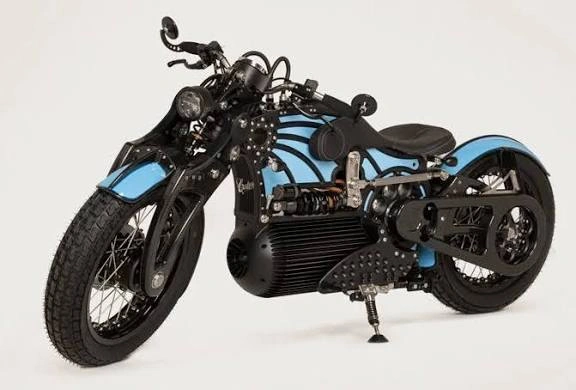 Curtiss Bespoke Sepeda Motor Listrik Mewah
