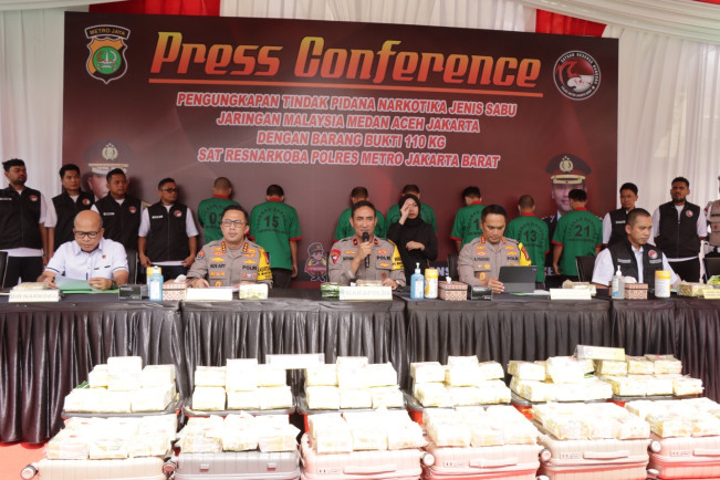 Gembong Narkoba Murtala dan Pengedar Ditangkap, 110 Kilogram Sabu Disita
