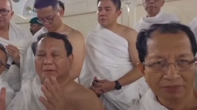 Doa Menag Nasaruddin Umar untuk Indonesia saat Umrah Bersama untuk Presiden Prabowo