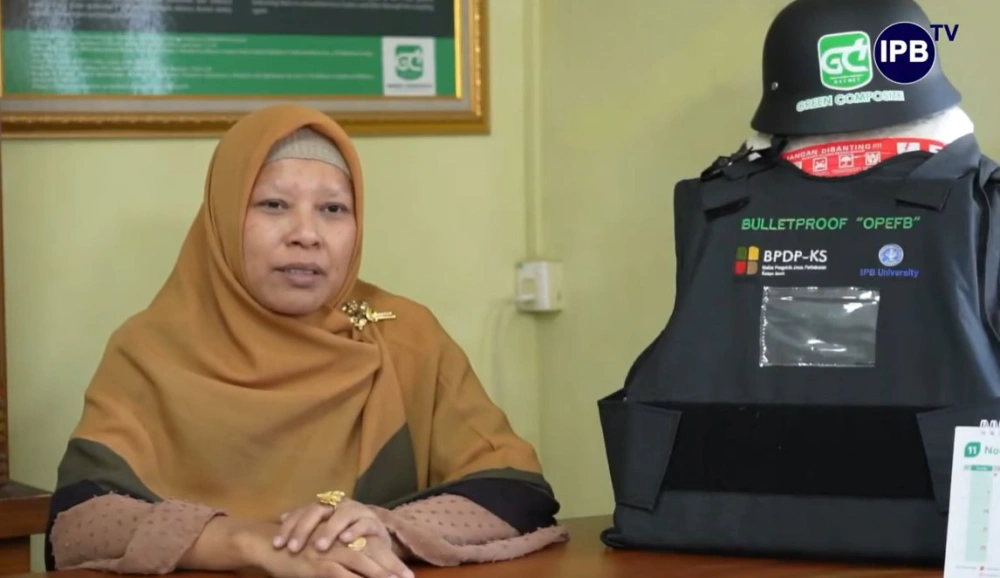 Rompi Anti Peluru TNI Buatan IPB Terbuat dari Limbah Kelapa Sawit
