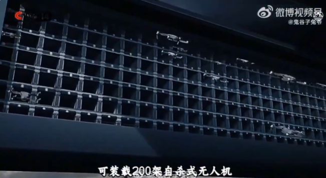 Drone induk China. (Twitter)