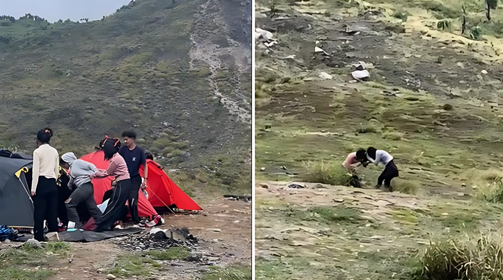 Gegara Pria! Dua Remaja Putri Adu Jambak di Gunung Talang, Pendaki Heboh