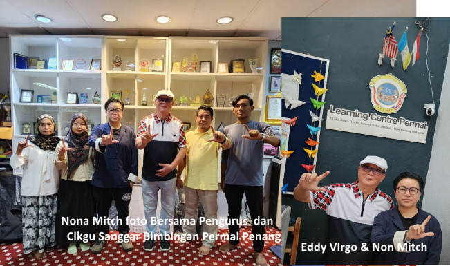 Pebisnis Ulet Malaysia Nona Mitch Mampir ke Sanggar Bimbingan Permai