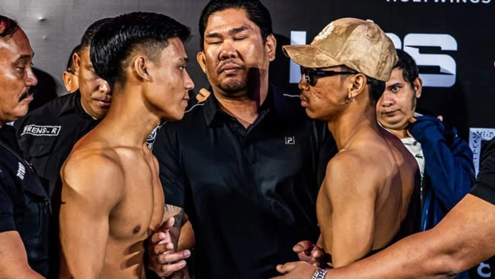 Edy Boxing vs Capung sebelum naik ring. [instagram @parispernandes_]