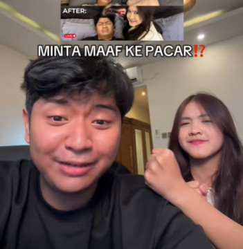 Ello MG dan pacarnya. (TikTok)