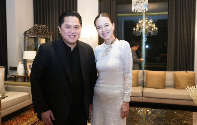 Siapa Wanita Cantik yang Foto Bareng Erick Thohir? Ketum PSSI Sampai Bilang Terima Kasih
