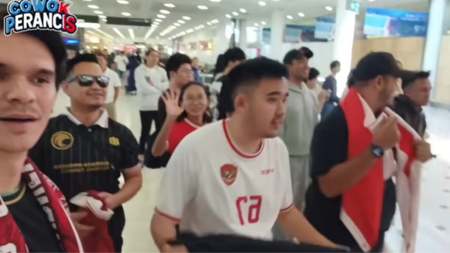 Yel-Yel 'Sydney Kandang Garuda' Sambut Kedatangan Para Pemain Timnas Indonesia di Australia