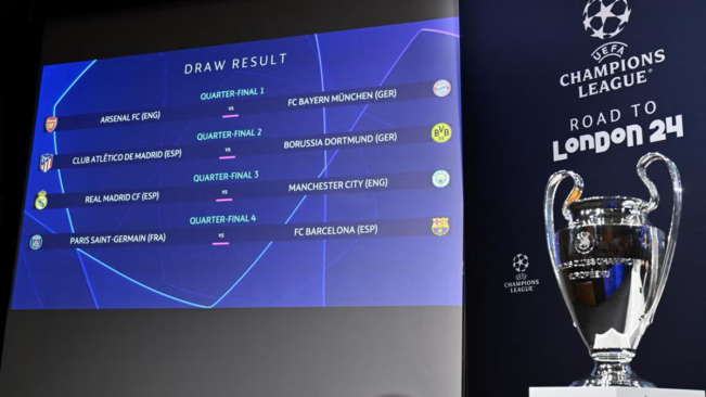 Perang Para Juara di Perempat Final Liga Champions 2023/24