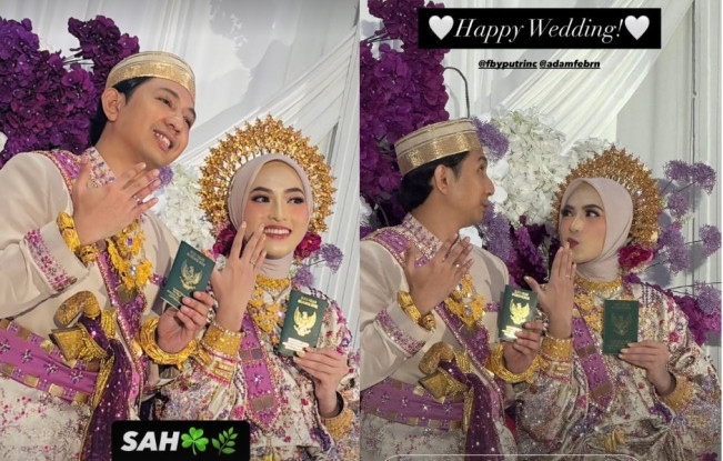 Biodata dan Agama Adam Febrian, Nikahi Feby Putri Pakai Adat Bugis
