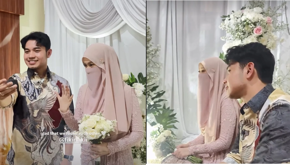 Momen saat Fiki Naki dan Tinandrose lamaran pada Oktober 2025. [Instagram]