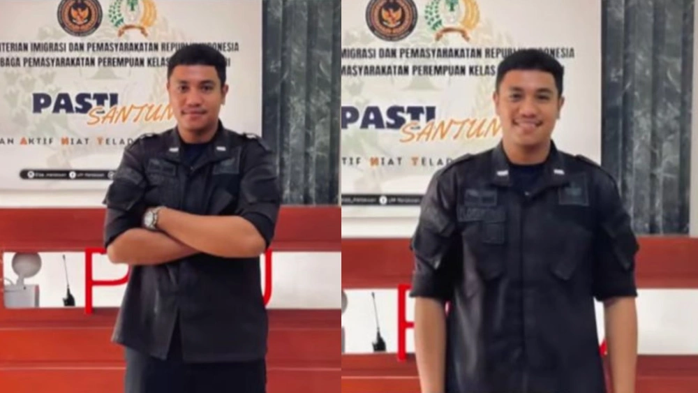 Florentino Joshua saat bertugas menjadi petugas tahanan di Lapas Perempuan Kelas III Manokwari. [YouTube Indonesian Idol 2025]