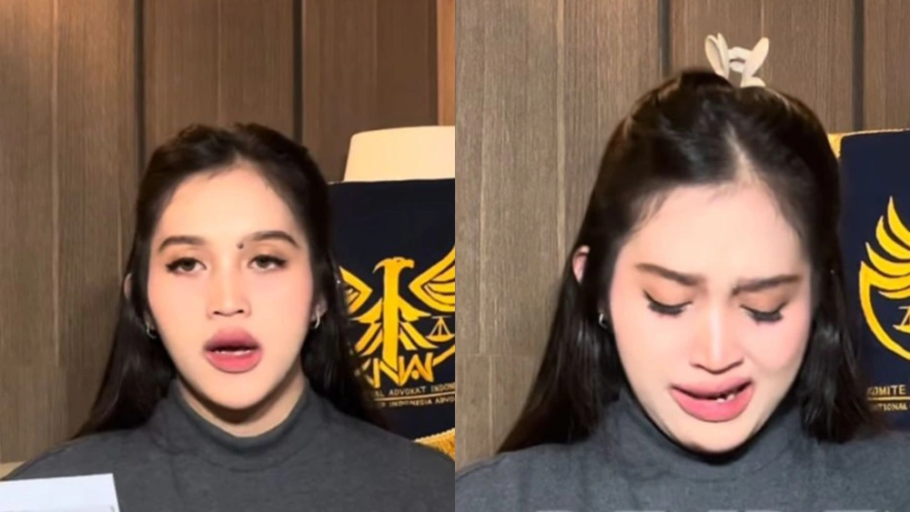 Friceilda Prillea mengaku telah hamil 8 bulan anak Anrez Adelio. [Youtube Reyben Entertainment]