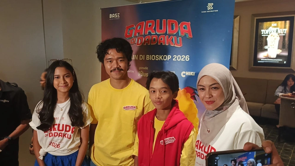Deretan pengisi suara seperti Revalina S. Temat dan Kristo Immanuel turut meramaikan film animasi Garuda di Dadaku. [FTNews/Selvianus Kopong Basar]