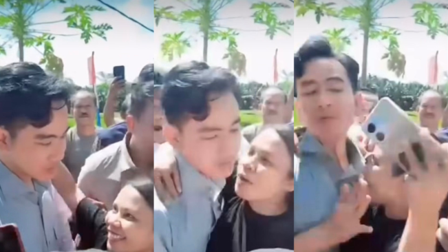 Viral! Wapres Gibran Hampir Dicium Emak-emak Saat Kunjungan ke NTT
