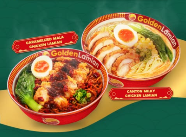 Promo Golden Lamian 3 Menu, 3 Pangsit dan Ocha Mulai Rp99K