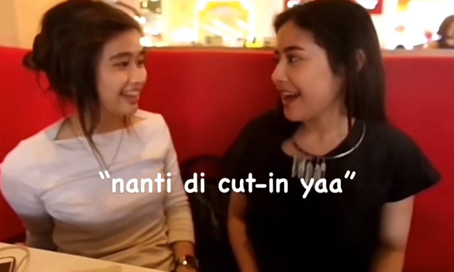 Prilly Latuconsina dan Gritte Agatha. (Twitter)