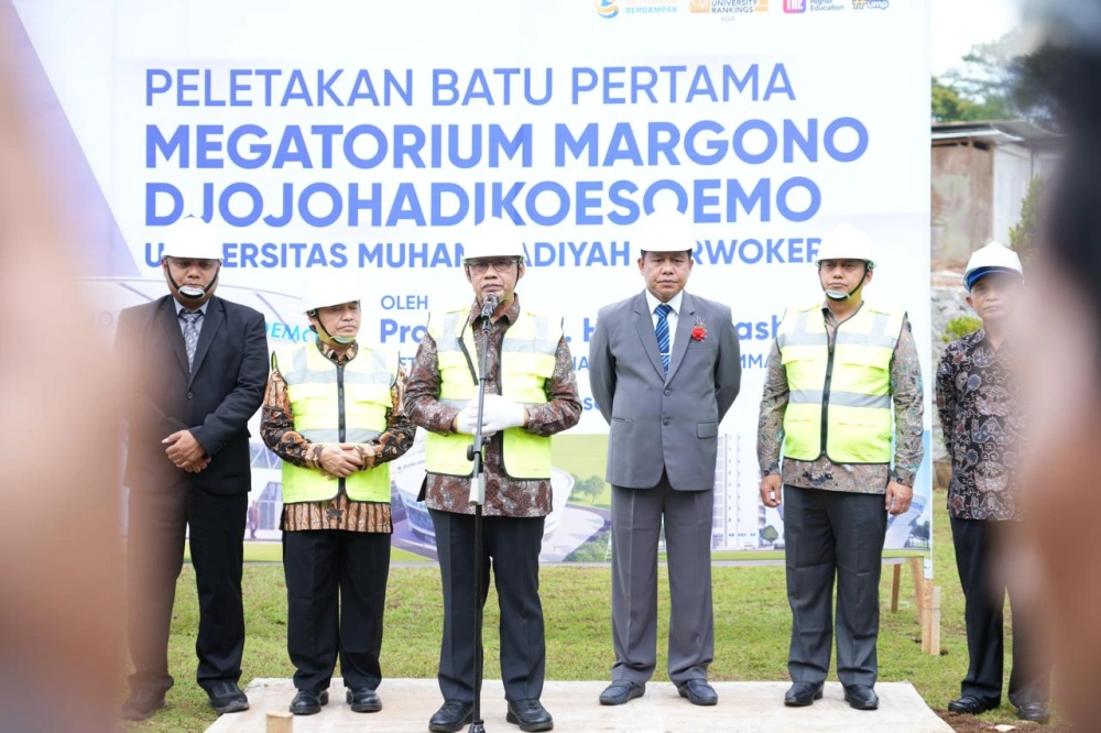 Groundbreaking Megatorium Margono Djojohadikoesoemo di UMP. [muhammadiyah]
