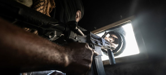 Kepolisian Haiti. (news.un.org/UNOCHA/Giles Clarke)