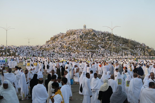 Ilustrasi jemaah haji di Arafah. [Istimewa]