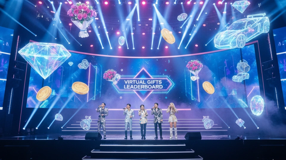 Ilustrasi Virtual Gift Gemini Ai