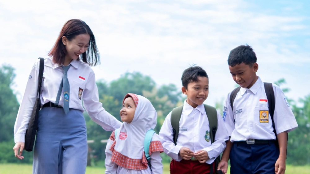 Ilustrasi anak sekolah. [kemendikdasmen.go]