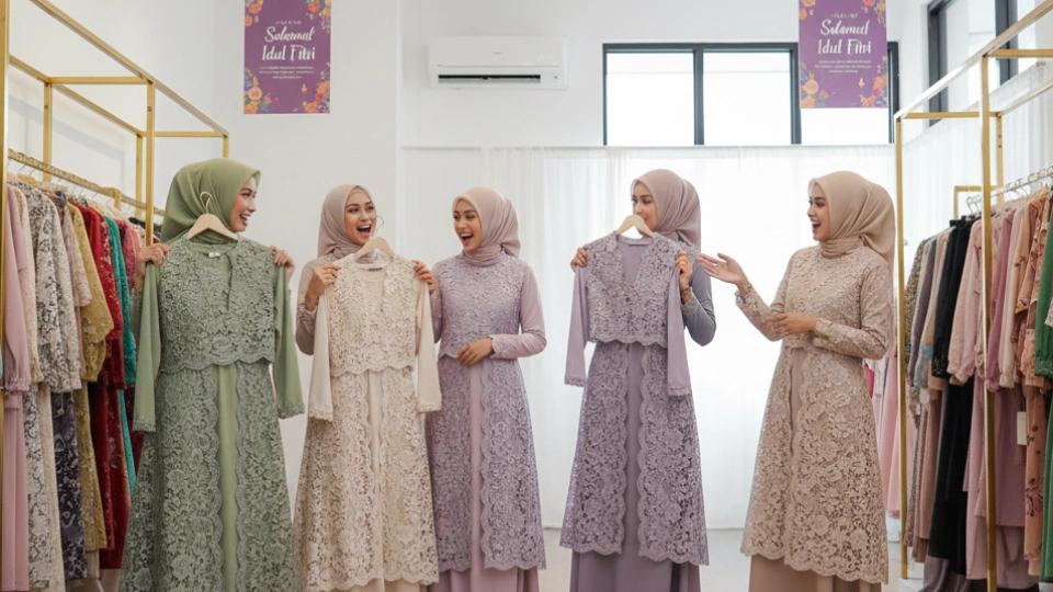 Ibu-ibu Bongkar Tren Baju Lebaran 2026, Gaya Baru Mulai Terlihat