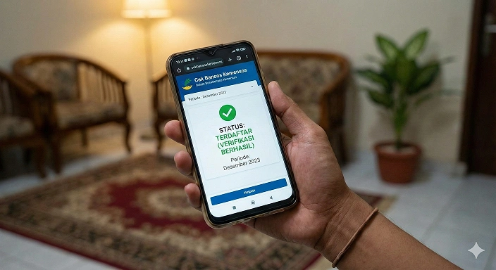 Ilustrasi bansos (Gemini AI)