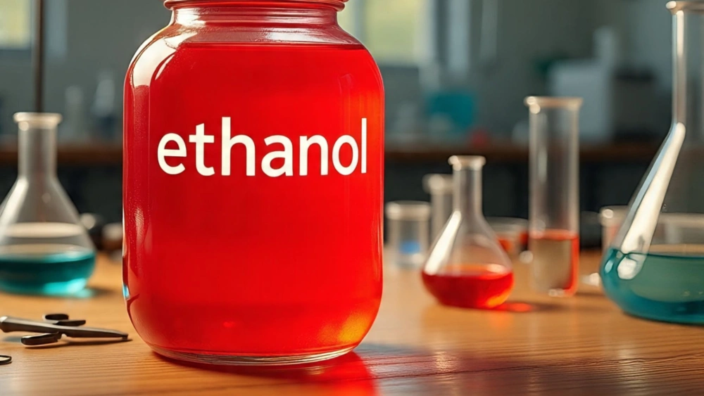 Ilustrasi BBM dicampur etanol [Meta AI]