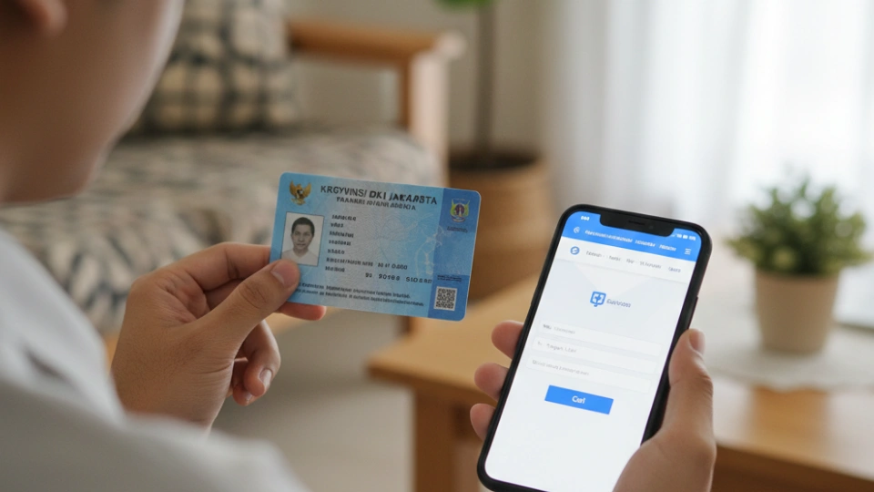 Ilustrasi cara pengecek status penerima BLT (Gemini AI)