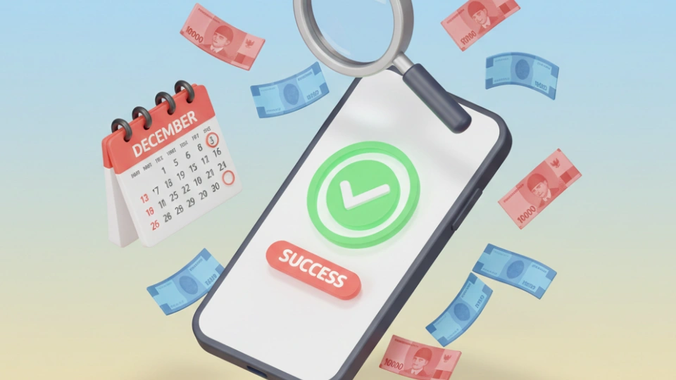 Ilustrasi cek BLT (Gemini AI)