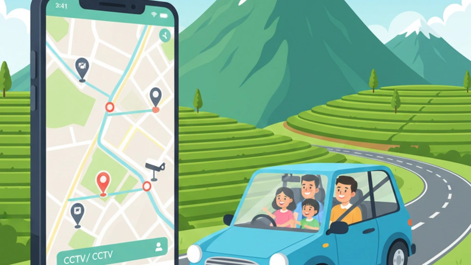 Ilustrasi akses jalur melalui CCTV (Gemini AI)