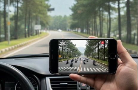 Ilustrasi cek CCTV Bandung (Gemini AI)