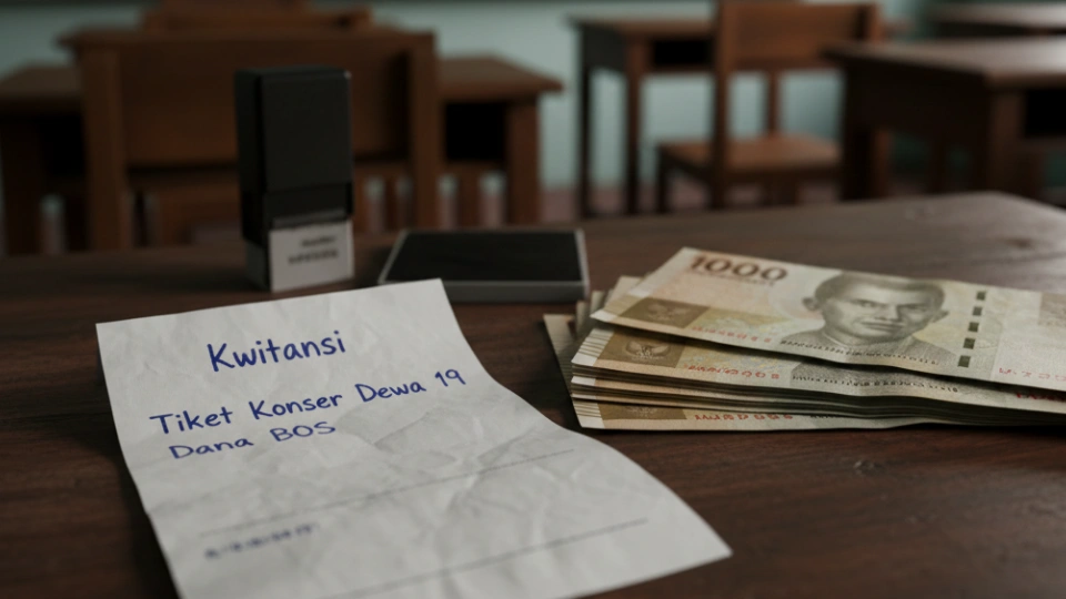Bikin Geleng Kepala! Dana BOS Sekolah Diduga Dipakai Beli Tiket Konser