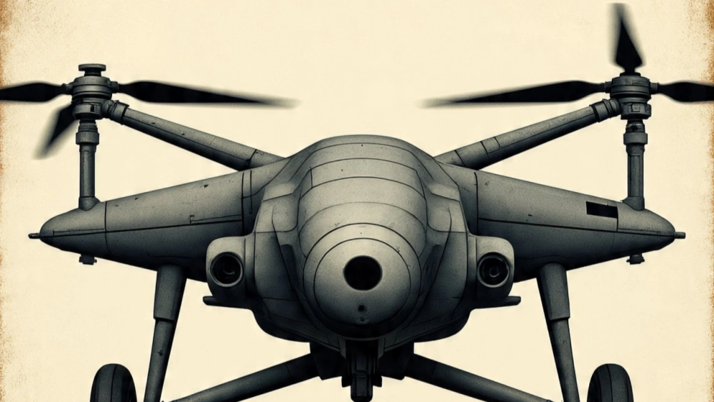 Ilustrasi drone militer. [ftnews-metaai]