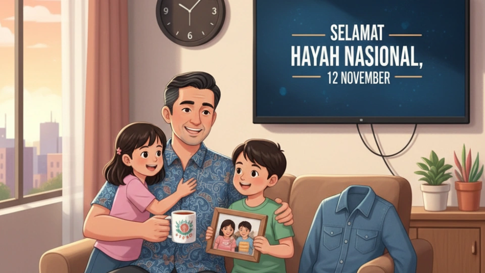 Ilustrasi Hari Ayah Nasional 2025 [Gemini Ai]