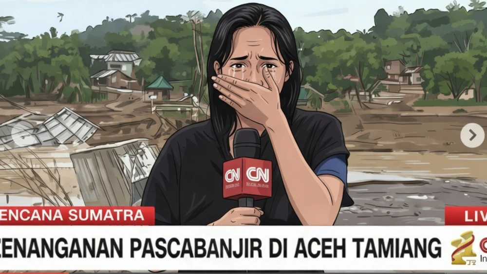 CNN Akui Cabut Tayangan Video Jurnalis Menangis di Lokasi Banjir Aceh, Ada Intimidasi?