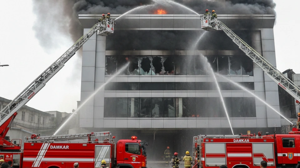 Gedung Terra Drone Terbakar! Wanita Hamil Ikut Jadi Korban Tewas