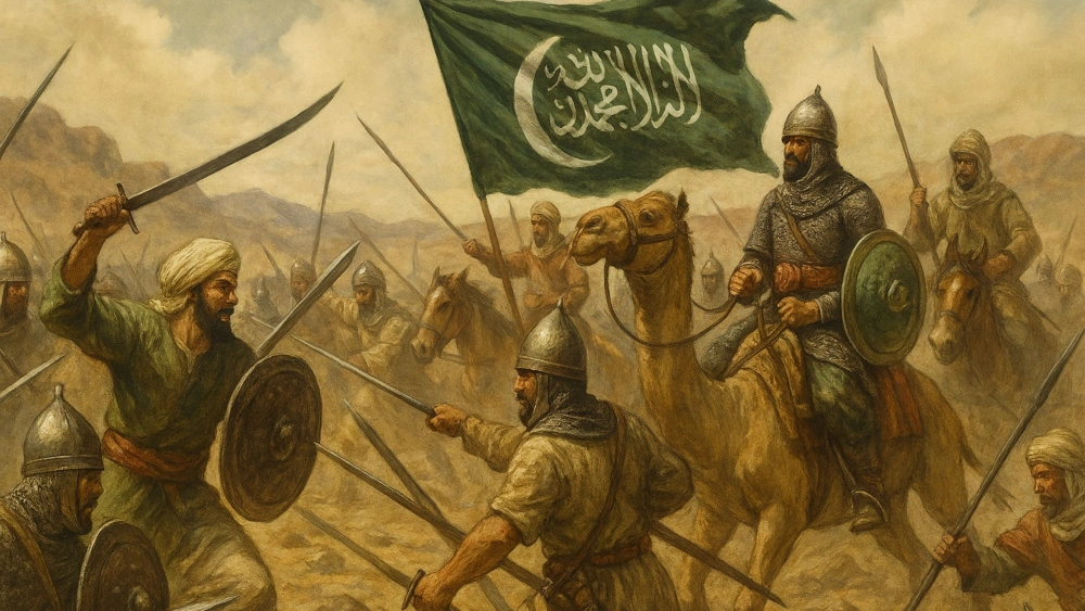 Ilustrasi Perang Tabuk. [Ftnews-Copilot]