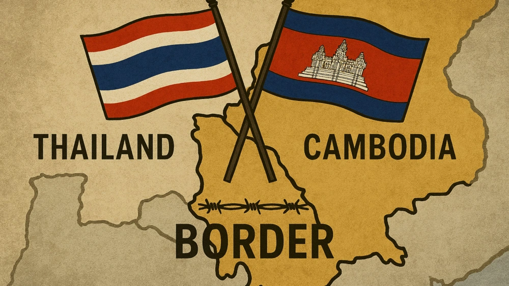 Ilustrasi perbatan Thailand dan Kamboja. [ftnews-copilot]